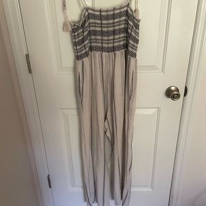 Madewell linen jumpsuit